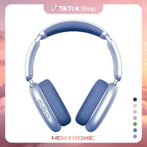 WENTRONIC Y02 Over-Ear Hybrid Active Noise Cancelling Bluetooth Wireless Headphones - ANC Foldable Headphones, 60H Playtime, Hi-Res Audio, Soft Earpads, Built-in Mic, Phone Calls, iOS/Android/PC Compatible, Over Ear Headphones