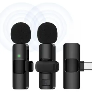 Wireless Lavalier Microphone for iPhone & Android, Noise Reduction, 20M Range, 16H Battery, Ideal for YouTube, TikTok, Podcasts, and Live Streaming podcast  kit