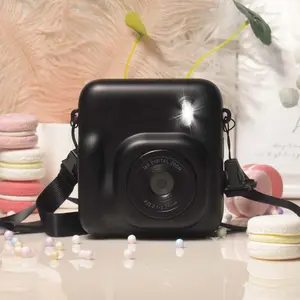 Camkory Instant Camera for Kids - 48MP Dual-Lens, 1080P Video, Selfie & Instant Print, Toddler Digital Camera Toy for Boys & Girls Age 3-12, Christmas Birthday Gift (Black)