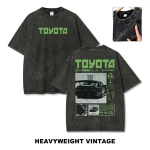 180g[100%cotton]AE86 Modified JDM Japanese Racing Car Vintage Washed Tee 90s Men's Graphic Tee t Shirts Fun Graphic Tee Good Graphic Tees Graphic Tees Streetwear Outfits Men Vacation Outfits Oversized Tshirt Men