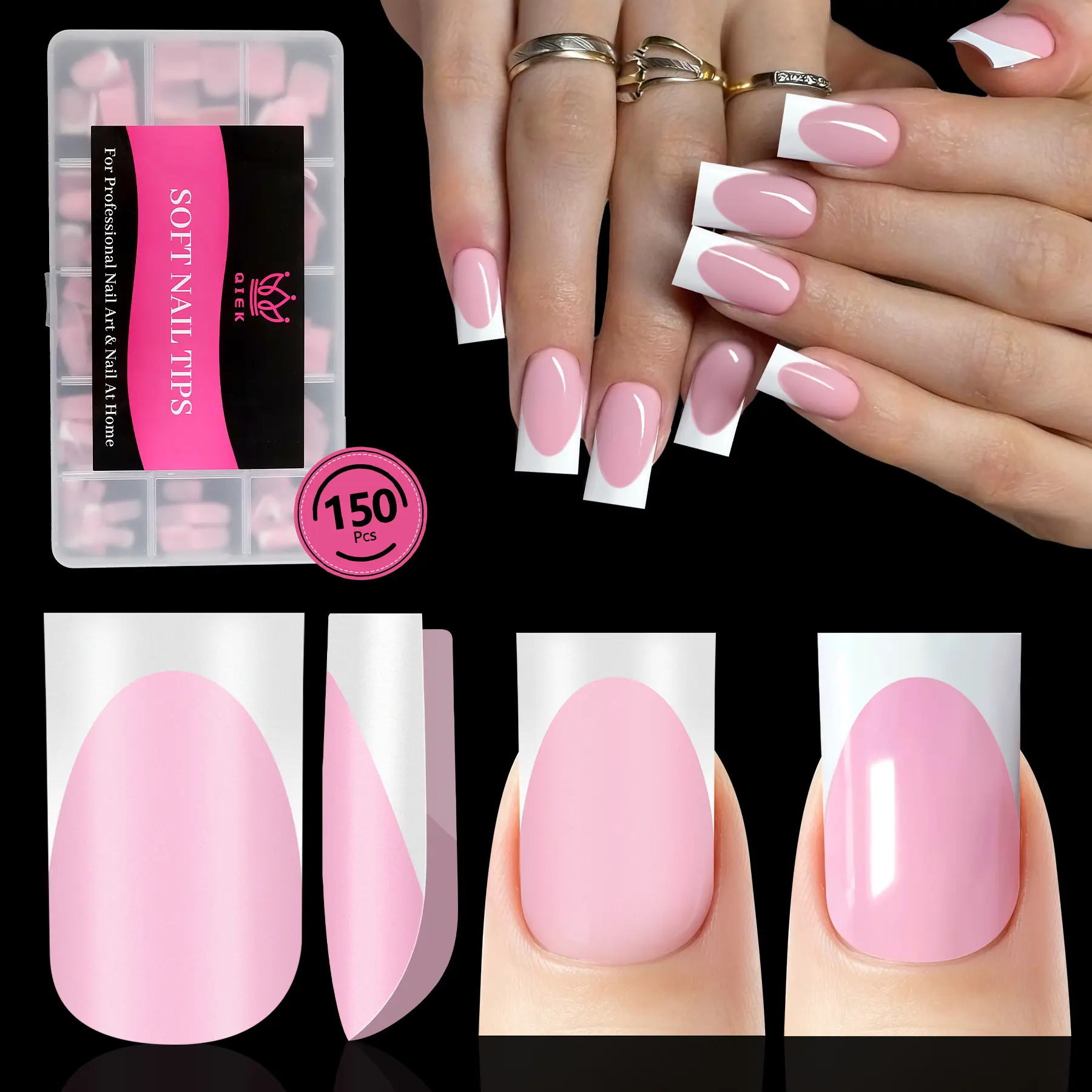 150 PCS Light Pink