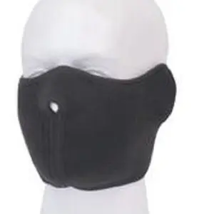 CrazyCoolBuys Polar Fleece Half Cover Black Face Ski Mask Balaclava