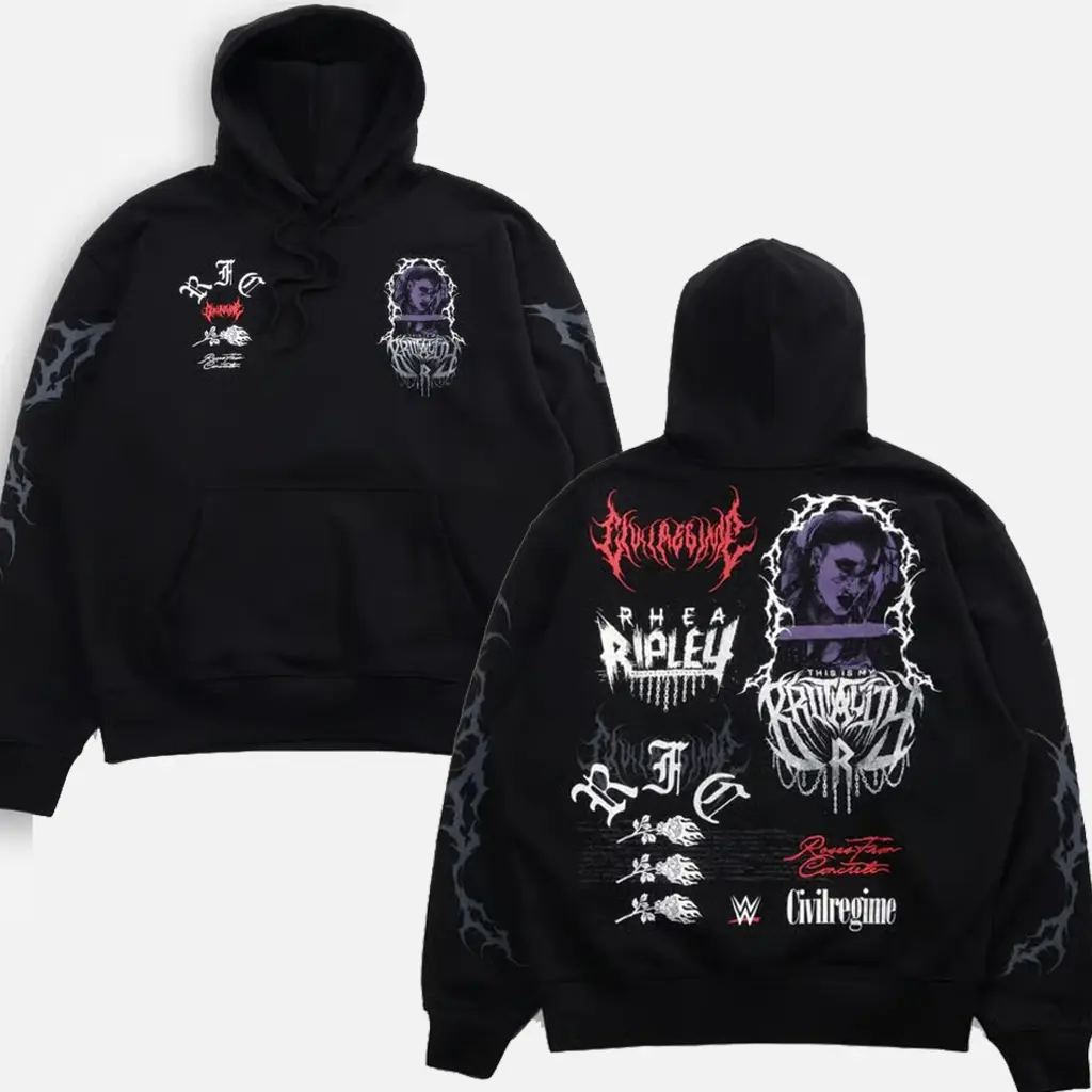 CIVIL REGIME X WWE RHEA RIPLEY “RAGE MAMI” HOODIE THE311010