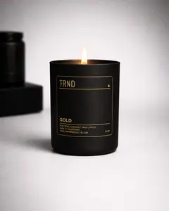 “Gold” Black Coconut Wax Candle – 10oz