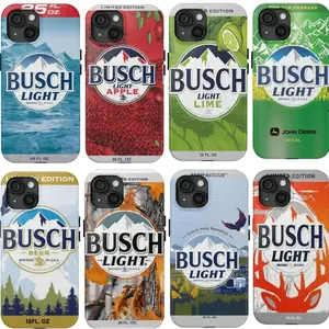 B.u.s.c.h Light Beers Phone Case, Busch Light Apple/Farmer Drink, Compatible with iPhone X, 11, 12, 13, 14, 15, 16, 17 & more