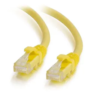 C2G 27190 1ft (0.3m) Cat6 Snagless Unshielded UTP Ethernet Network Patch Cable - Yellow