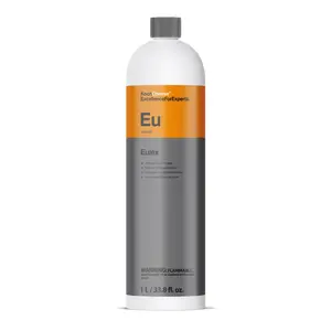 Koch Chemie Eulex Adhesive and Tar Remover | Fast Residue Dissolution | Safe on Clear Coat Paintwork and Glass When Used as Directed | Pre Polish Cleanup for Stickers Decals and Rubber Marks | 1 Liter