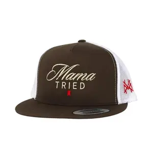 Mama Tried Ultra MadHatter's Embroidered Snapback Adjustable (Up To A Size 8 Head) Premium Trucker Hat