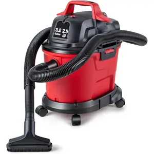 Wet/Dry Vacuum 2.5 Peak HP Vacmaster 3.2-Gallon  for Home & Garage Cleaning