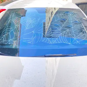 Spiderweb Halloween Goth Emo Car Windshield Sunshade