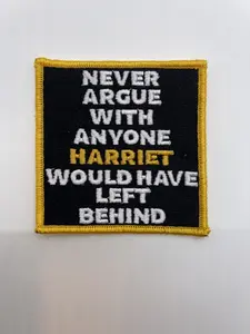 Prideful Patchez Never Argue Special Iron Sew-on Patch for Clothing and Arts and Crafts DIY Projects