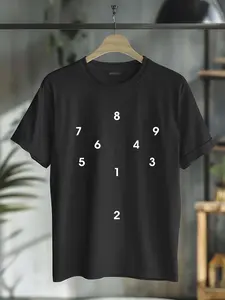 100% Cotton Baseball Field Player Position Numbers Scorekeeper Cheat T-Shirt