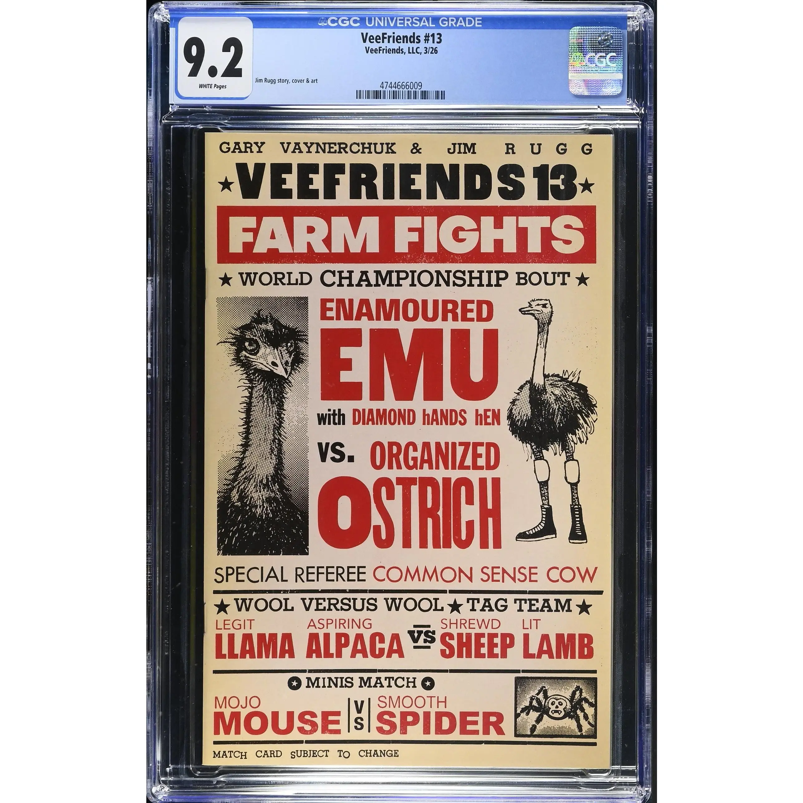 VeeFriends #13 (3/26) Graded CGC 9.2