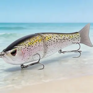 Artificial Fishing Lure Bassdash Swimbaits 4.5in/0.65oz Pike TroutGlide Baits Minnow Hard Bass Fishing Lure glass minnow