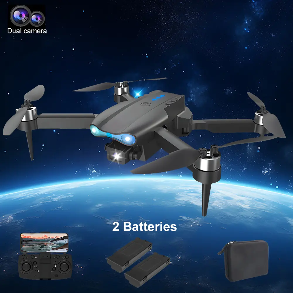 E99PRO Entry-level drone, this is not a professional drone, this is more like a training drone, dual batteries, easy to operate, dual cameras, can take pictures, but the pixels are not very good, training drone, gift, children's gift Outdoorfun