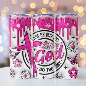 Doing My Best & Letting God Do The Rest 20 oz Tumbler