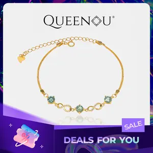 【257】Starry Sky Lucky Number Eight Synthetic Moissanite 0.5CT*3 Bracelet