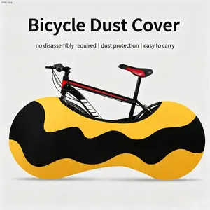 Bicycle Dust Cover, Waterproof & UV Protective Bike Cover for Road, Mountain & BMX Bikes, Durable Lightweight Wheel & Frame Cover, Full Coverage Protective Cover for Outdoor Storage, Garage, Parking & Travel