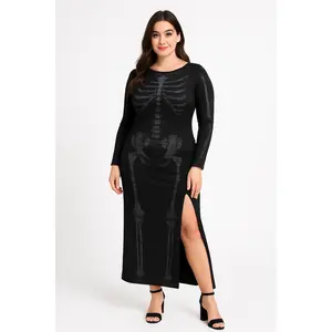Plus Size Skeleton Dress - Halloween Costume