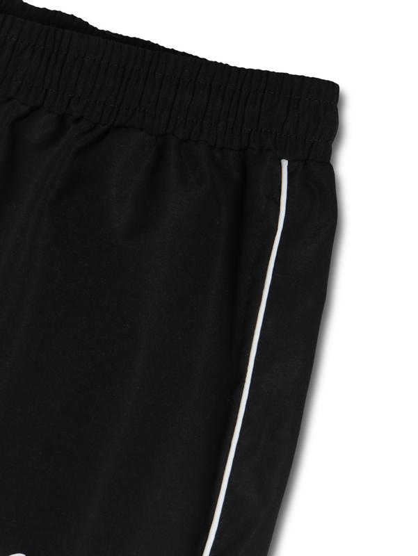 Clean Gent men's casual sweatpants with white side stripes and embroidery design, casual sportswear, sports trousers, sports suits, sports casual style sportswear, strappy straight sportswear