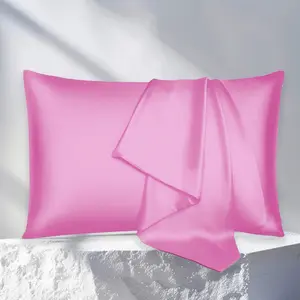 Satin Silk Pillow Covers,Lightweight and Breathable,Home Decor Accent,Super Soft and Cozy,Skin & Quality Sleep Softer Silk Pillow Cases, Wrinkle-Free, Smooth and Cooling Satin Pillowcase No Pillowcase