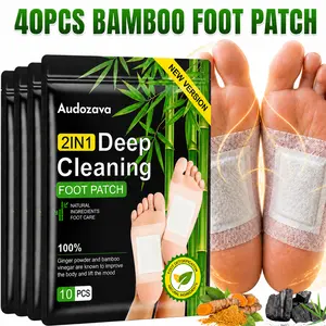 Natural Ginger Detox Foot Pads, Foot Detox Patches for Toxin Removal, Stress Relief & Better Sleep, Deep Cleansing Foot Pads with Bamboo Vinegar & Ginger for Foot Care Alternative Therapeutic Wellness mothersdaygift Summer Vibes