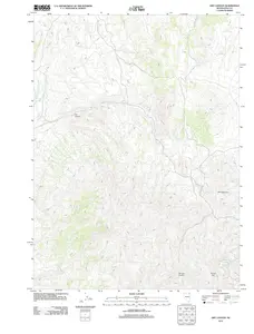 Dry Canyon Nevada USGS Topographic Quadrangle Map, 2012, 1:24000