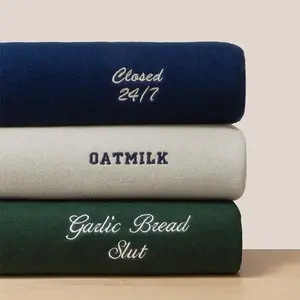 Custom Embroidered Sweatshirt, Personalized Left Chest Text Crewneck, Custom Embroidery Sweater , Unique Gift Sweatshirt