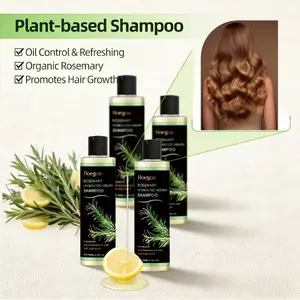 organic rosemary hair growth shampoo, natural rosemary,Plant-based Shampoo for Oil Control, Nourishment, Moisturization, Repair, Volume, and Refreshing Feeling Cleanser Conditioner