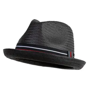 Men's Multi Color Ribbon Fedora Hat