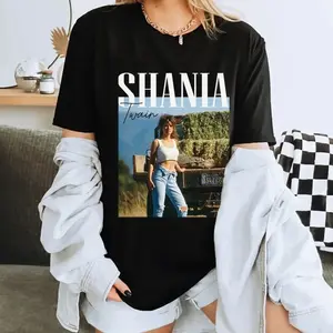 Shania Twain T Shirt, Shania Twain Any Man Of Mine 90s Unisex T Shirt