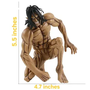 Attack on Titan Eren Jaeger Giant Version 5.5 Inches Anime Collectible Figure Perfect for Collectors