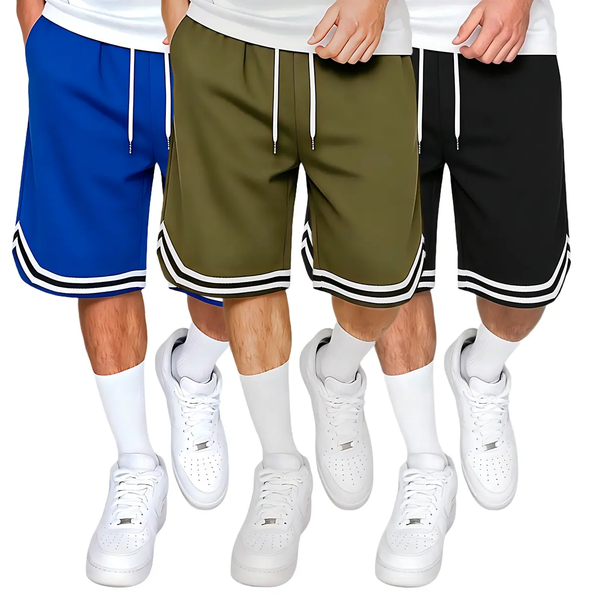 Blue + Army Green + Black