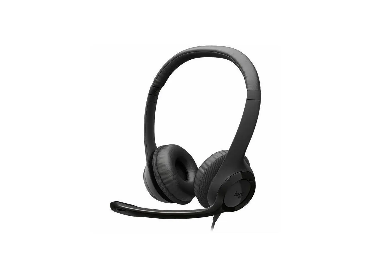 Logitech H390 USB Type C Noise Cancelling Computer Headset - Black Logitech H390 USB Type C Noise Cancelling Computer Headset - Black