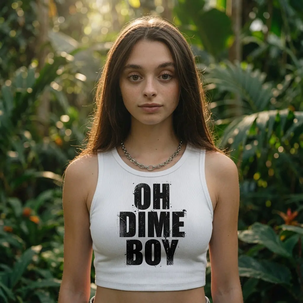 Women's 'OhDimeBoy' Cropped Tank