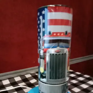 peterbuilt with flag 20 oz tumbler