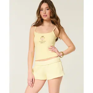 Hollister Dot Interior Fleece Mini Shorts Hollister Dot Interior Fleece Mini Shorts