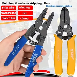 Wire Stripping Pliers for Home Use, Multi Functional Stripping Electricians, Wire Pressing And Pulling Pliers, Cable And Wire Breakers, Scissors for Wire Cutting, for home Decoration, Industrial Hardware, Multi Functional Wire Stripping Pliers