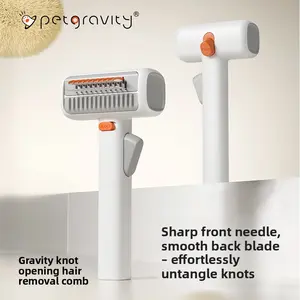 Pet Hair Removal Comb for Removing Tangles, Pet Grooming Supplies for Dogs and Cats, Comb for Removing Loose Hair, Needle Comb pepper spray cow scratching brush head lice big lice removal comb tick removal comb deshedding nozzle short hair Portable Roller