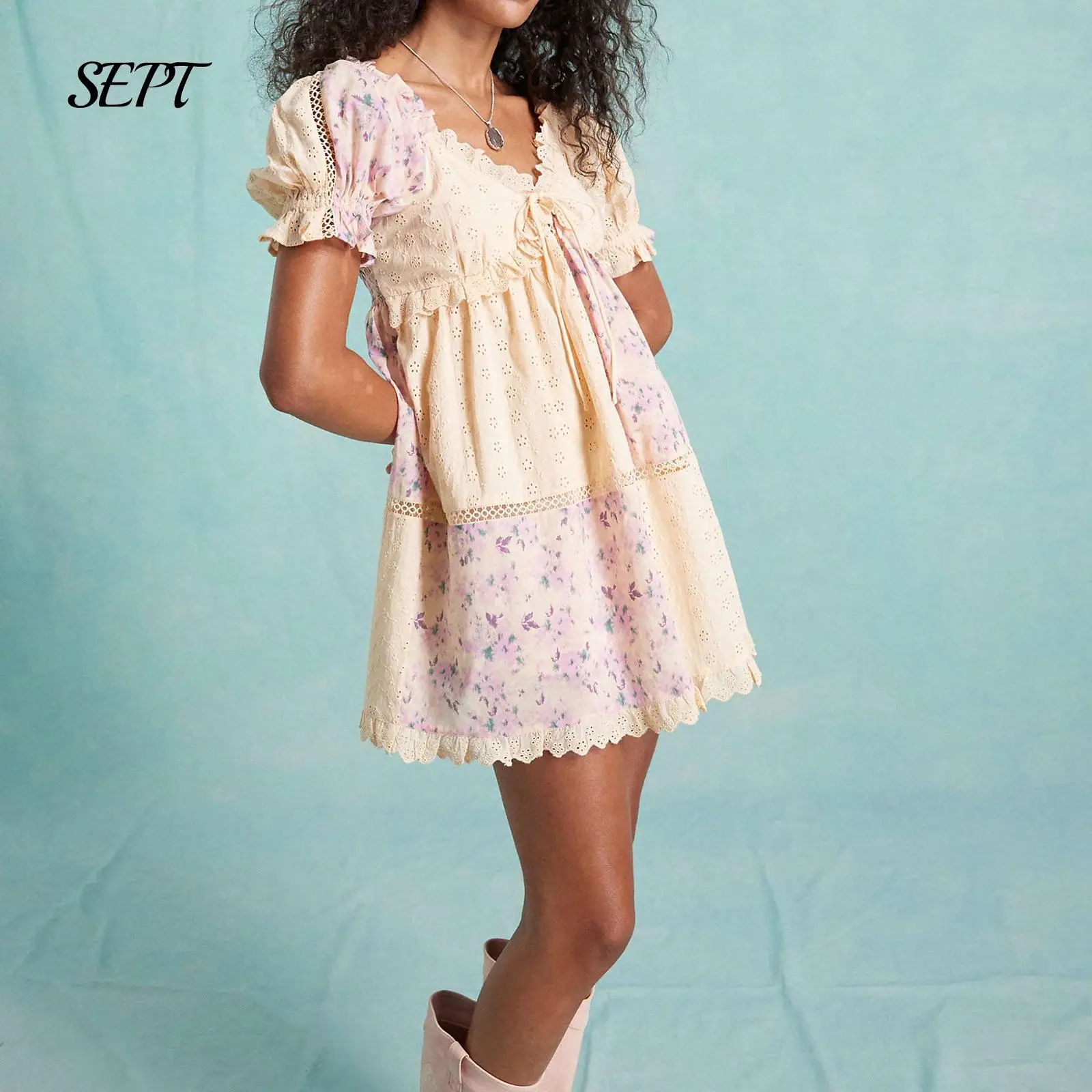 cute loose dresses Casual Cute Cotton Dresses Women Loose Clothes 835