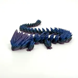 Vexxia Giant Articulated Spiky Dragon Figurine 24in