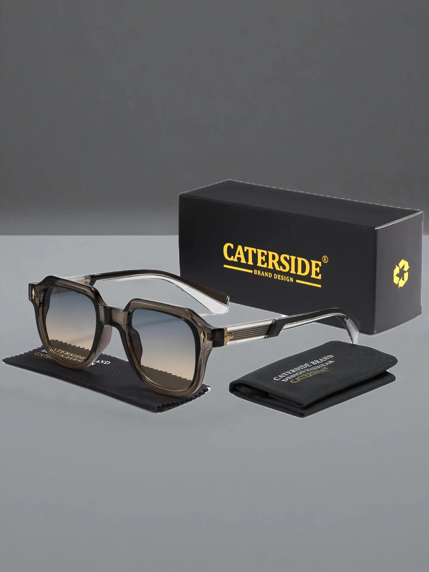 Elegant Classic Unisex Sunglasses, Uv400 Protection, Square Frame Design, Casual Style for All Seasons, Perfect for Beach Weddings & Travel