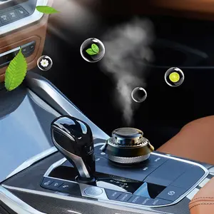 Solar Car Perfume Fragrance Long Lasting Rotating Car Aromatherapy Car Aromatherapy Ornament Deodorizing Interior Accessories
