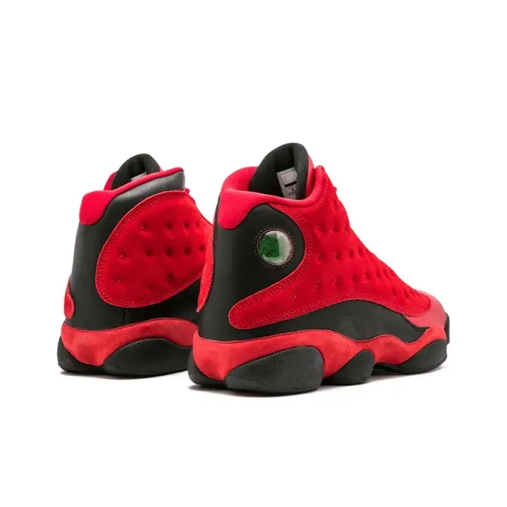 street hip hop red black suede high top sneakers soft full suede upper circular heel ornament cushioned walking sole men women unisex casual basketball shoes brand new unopened