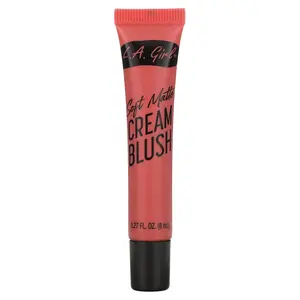 L.A. Girl Soft Matte Cream Blush, GBL444 Kiss Up, 0.27 fl oz (8 ml)