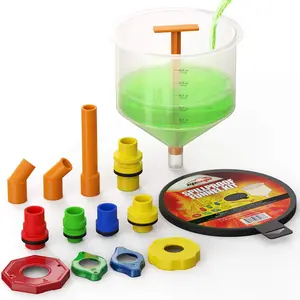 Spill Proof Radiator Coolant Filling Funnel Kit