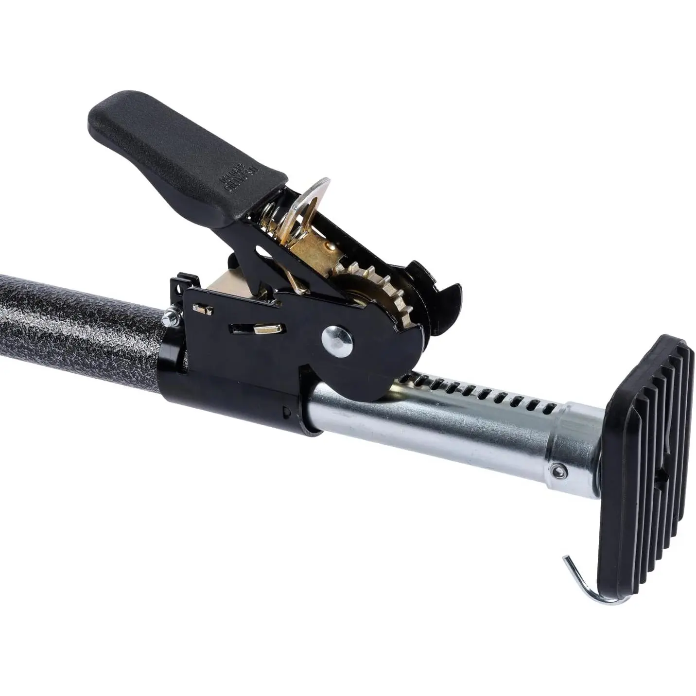 Extended Ratcheting Cargo Bar for Trucks/SUVs - Adjustable 44-74 In, Scratch-Free Secure Storage with Large Rubber Grip Pads, Ideal for Hauling in Trunks & Modern Cars