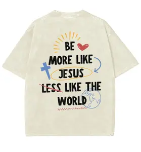 Comfort Colors@ Be More Like Jesus Unisex T-Shirt, Inspirational Christian Graphic Tee, Faith-Based Apparel, Positive Message Shirt, Unisex Menswear Womenswear Top