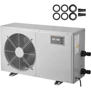 VEVOR Aquarium Chiller 150 Gallon, 1/2 HP Water Chiller for Hydroponics, Fast Cooling for Fish Tank, Axolotl, Coral Reef, Quiet Refrigeration Compressor, Titanium Evaporator, Complete FittingsVEVOR Super Brand Day