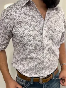 PANHANDLE REGULAR FIT WHITE SHORT SLEEVE SNAP SHIRT